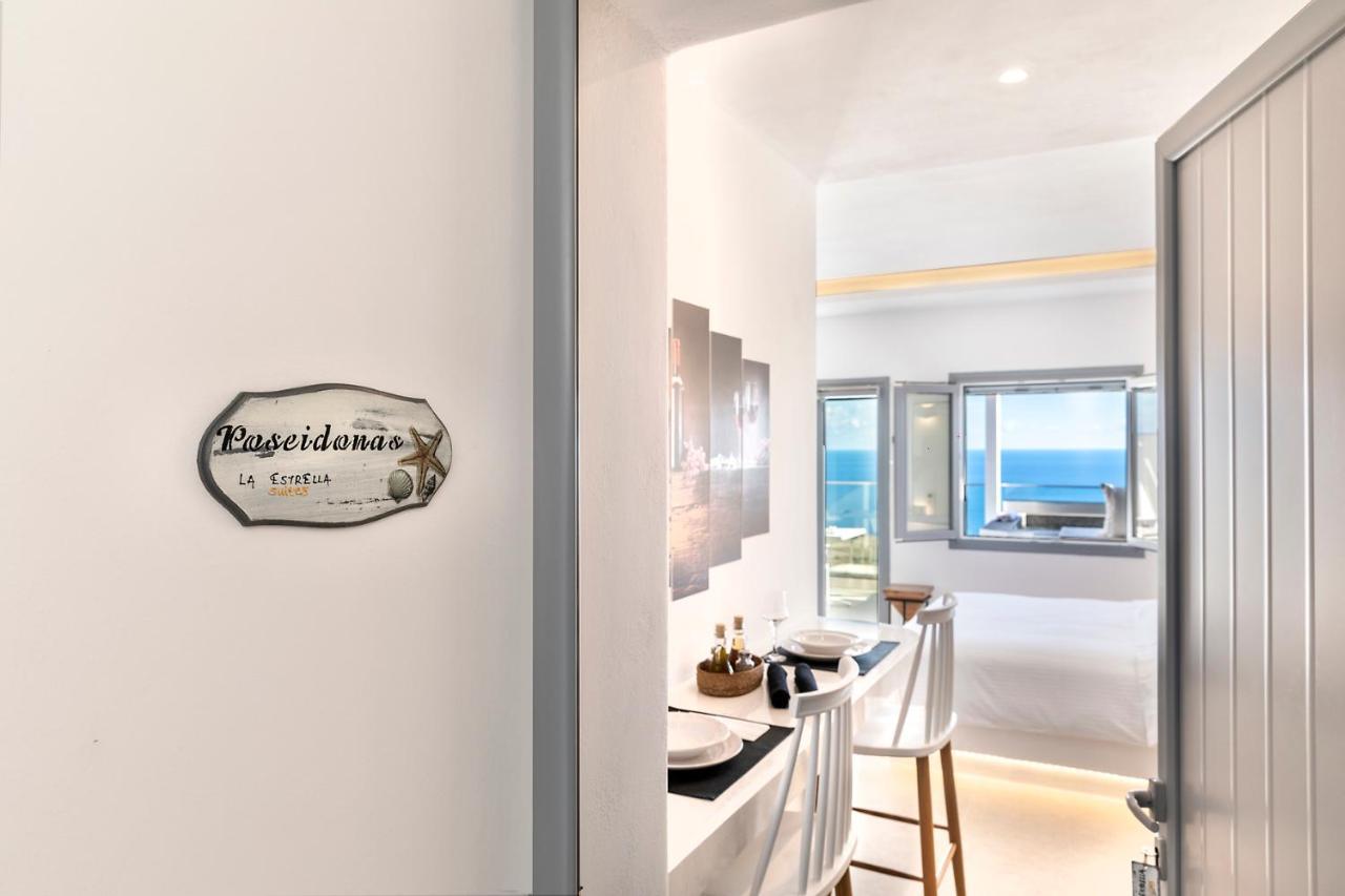 La Estrella 4 Suites With Sea View & 4 Prive Hot Tub Vourvoúlos エクステリア 写真