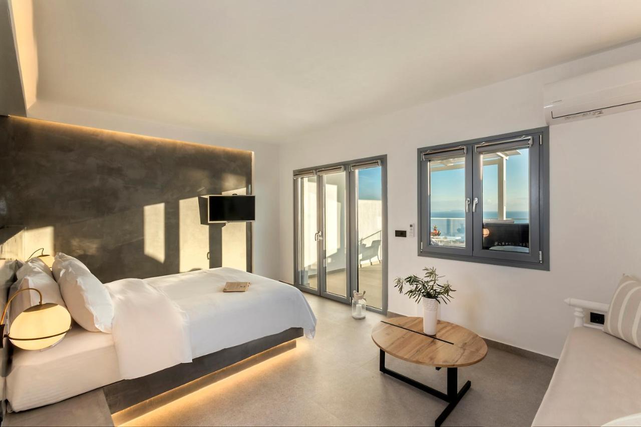 La Estrella 4 Suites With Sea View & 4 Prive Hot Tub Vourvoúlos エクステリア 写真