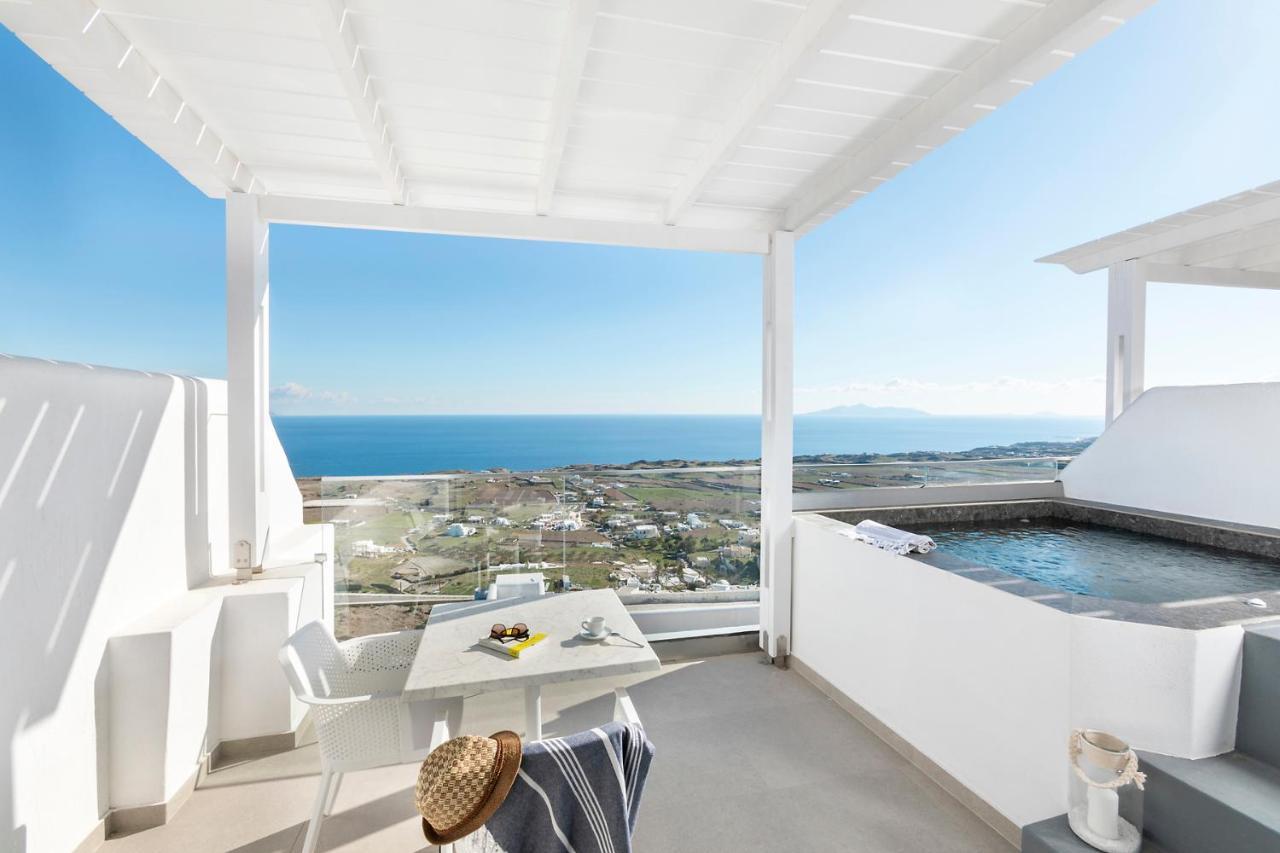 La Estrella 4 Suites With Sea View & 4 Prive Hot Tub Vourvoúlos エクステリア 写真