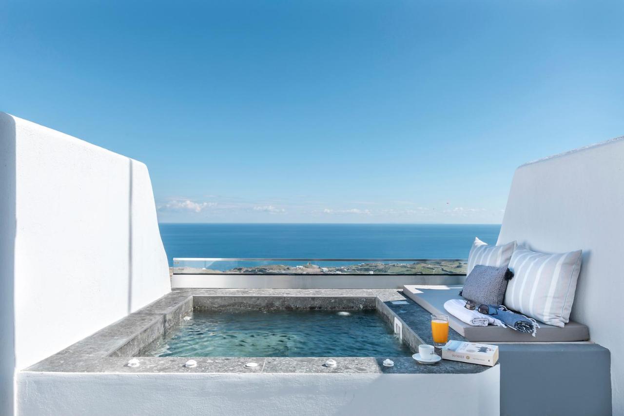 La Estrella 4 Suites With Sea View & 4 Prive Hot Tub Vourvoúlos エクステリア 写真